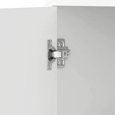 vidaXL Bathroom Cabinet White 30x30x183.5 cm Engineered Wood, white vidaXL Bathroom Cabinet White 30x30x183.5 cm Engineered Wood