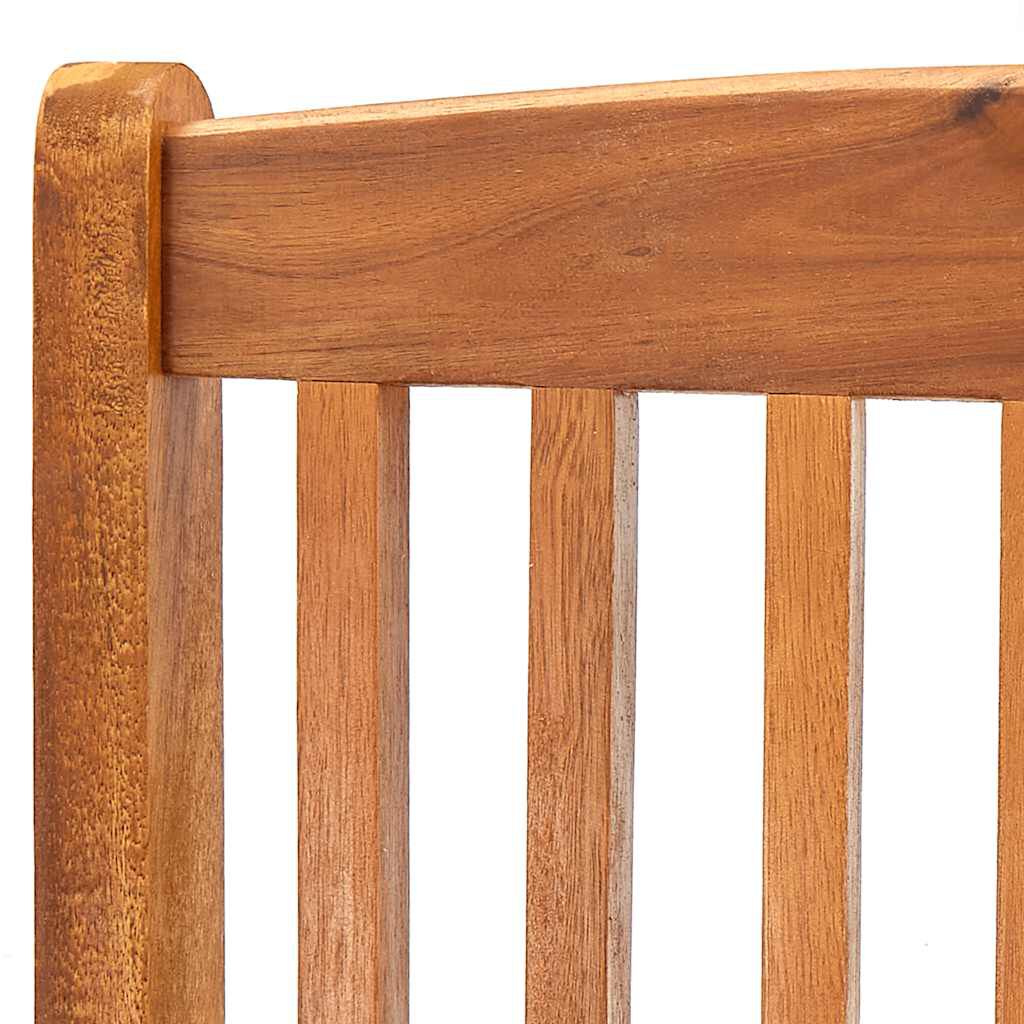 vidaXL Folding Outdoor Chairs 2 pcs Solid Acacia Wood, brown vidaXL Folding Outdoor Chairs 2 pcs Solid Acacia Wood
