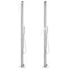 vidaXL Garden Shower 220 cm Stainless Steel
