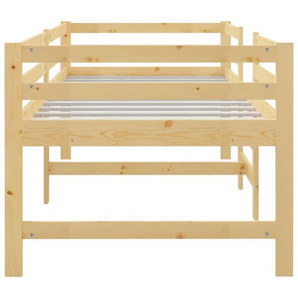 vidaXL Bed Frame without Mattress 90x200 cm Solid Wood Pine