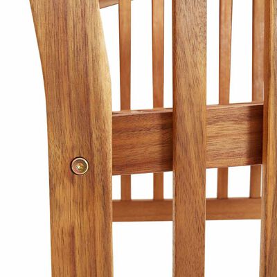 vidaXL Garden Chairs 2 pcs Solid Acacia Wood,  vidaXL Garden Chairs 2 pcs Solid Acacia Wood