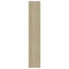 vidaXL Book Cabinet Sonoma Oak 36x30x171 cm Engineered Wood