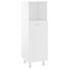 vidaXL 3 Piece Bathroom Furniture Set White Engineered Wood
