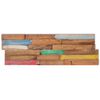 vidaXL Wall Cladding Panels 10 pcs 1.03 m² Solid Teak Wood