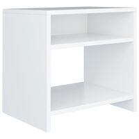 vidaXL Bedside Cabinet White 40x30x40 cm Engineered Wood, white vidaXL Bedside Cabinet White 40x30x40 cm Engineered Wood