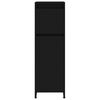 vidaXL Bathroom Cabinet Black 30x30x95 cm Engineered Wood