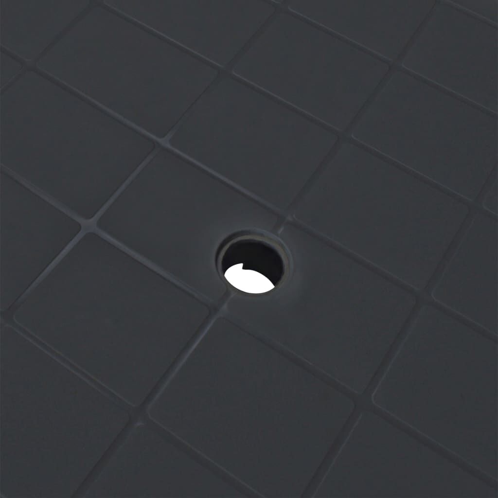 vidaXL Garden Table Anthracite 101x68x72 cm Plastic