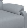 vidaXL Recliner Chair Light Grey Fabric
