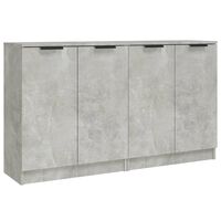 vidaXL Sideboards 2 pcs Concrete Grey 60x30x70 cm Engineered Wood, concrete grey vidaXL Sideboards 2 pcs Concrete Grey 60x30x70 cm Engineered Wood