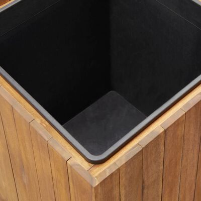 vidaXL Garden Raised Bed Pot 24.5x24.5x25 cm Solid Acacia Wood,  vidaXL Garden Raised Bed Pot 24.5x24.5x25 cm Solid Acacia Wood