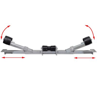 Boat Trailer Bottom Support Bracket with Keel Rollers,  Boat Trailer Bottom Support Bracket with Keel Rollers
