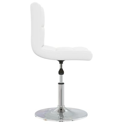 vidaXL Dining Chair White Faux Leather, white vidaXL Dining Chair White Faux Leather