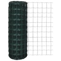 vidaXL Euro Fence Steel 25x0.8 m Green, green vidaXL Euro Fence Steel 25x0.8 m Green