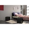 vidaXL Cubed Stools Black