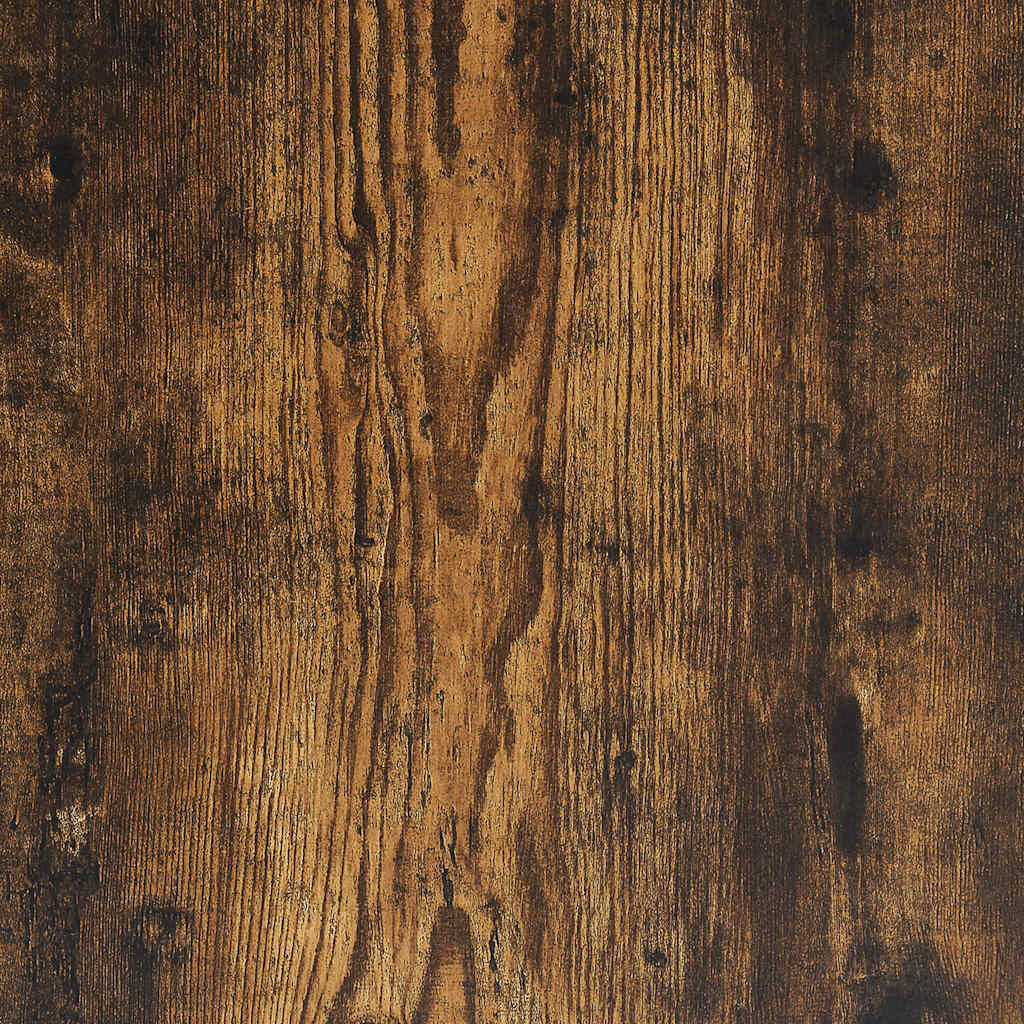 vidaXL Wall Shelves 2 pcs Smoked Oak 100x15x20 cm Engineered Wood