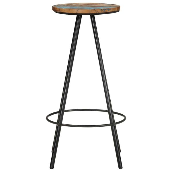 vidaXL Bar Stools 4 pcs Solid Reclaimed Wood