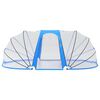 vidaXL Pool Dome Oval 530x410x210 cm