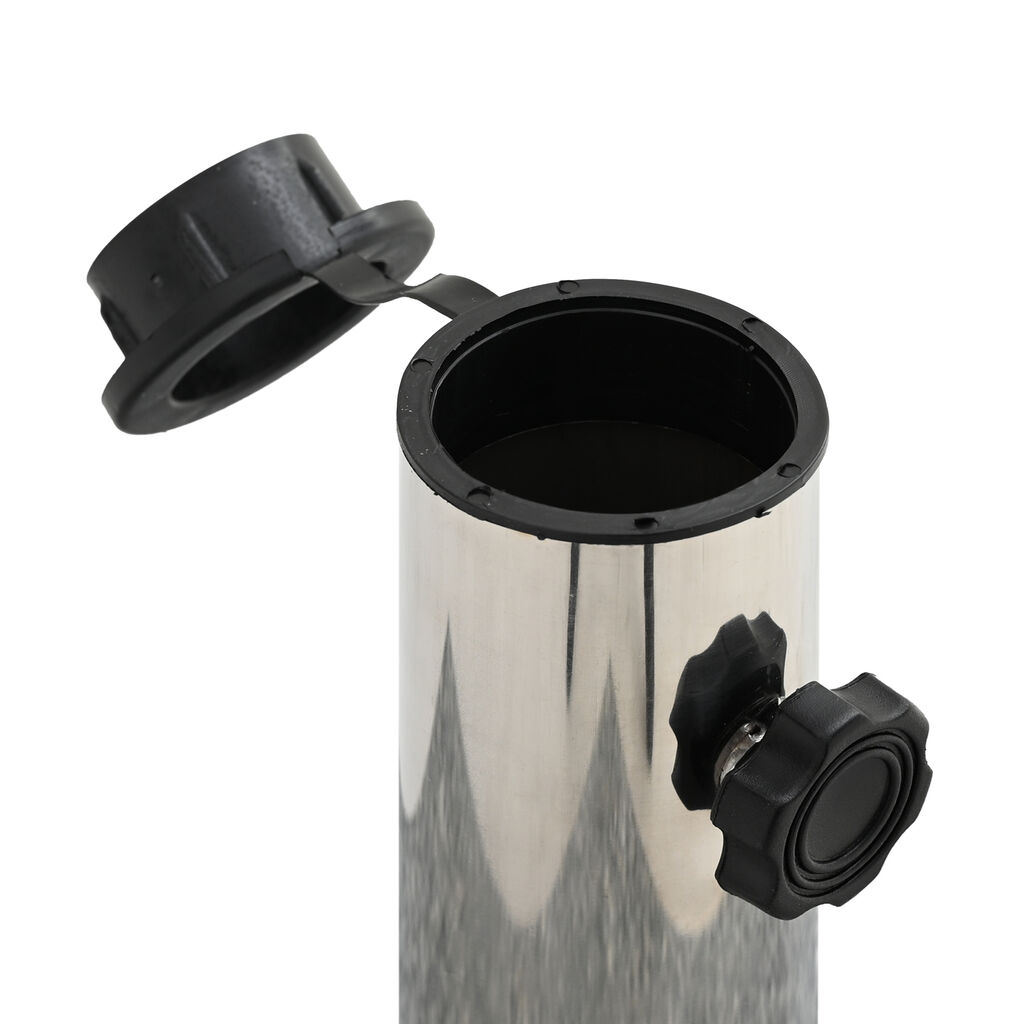 vidaXL Umbrella Base Light Grey 45x25x8.3 cm Granite