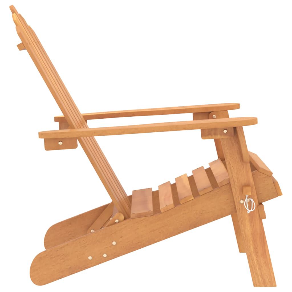 vidaXL Garden Adirondack Chairs 2 pcs Solid Wood Acacia