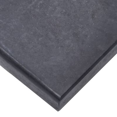vidaXL Umbrella Base Black 40x28x4 cm Granite, black vidaXL Umbrella Base Black 40x28x4 cm Granite