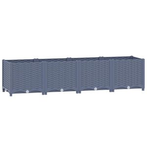 vidaXL Raised Bed 160x40x38 cm Polypropylene