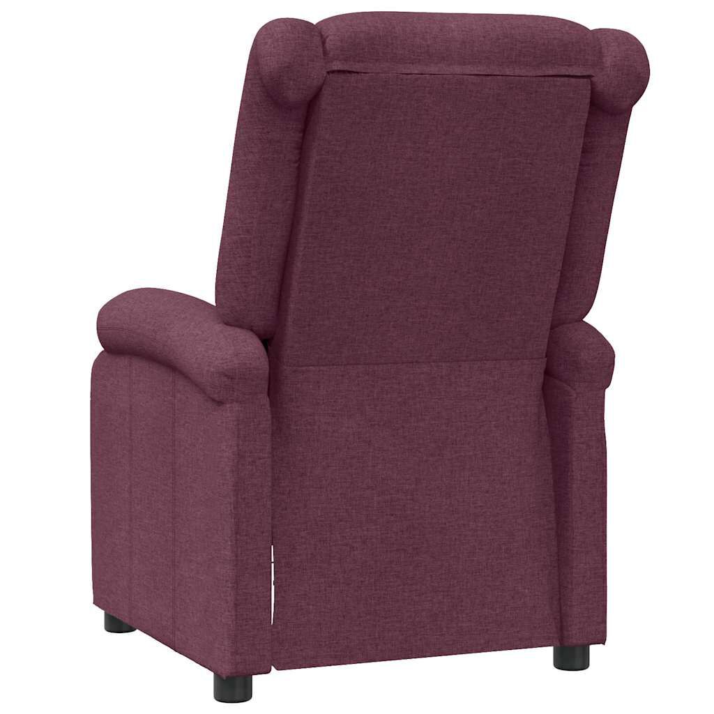 vidaXL Recliner Chair Cream Fabric
