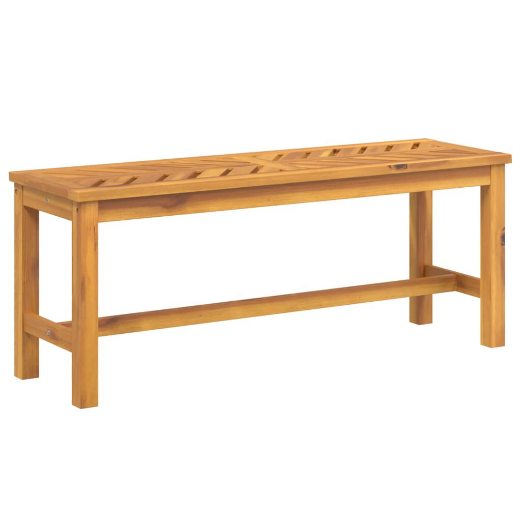 vidaXL Garden Bench 110 cm Solid Wood Acacia