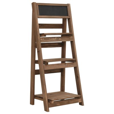 vidaXL 3-Tier Plant Stand with Blackboard 40x30x90 cm Solid Fir Wood,  vidaXL 3-Tier Plant Stand with Blackboard 40x30x90 cm Solid Fir Wood