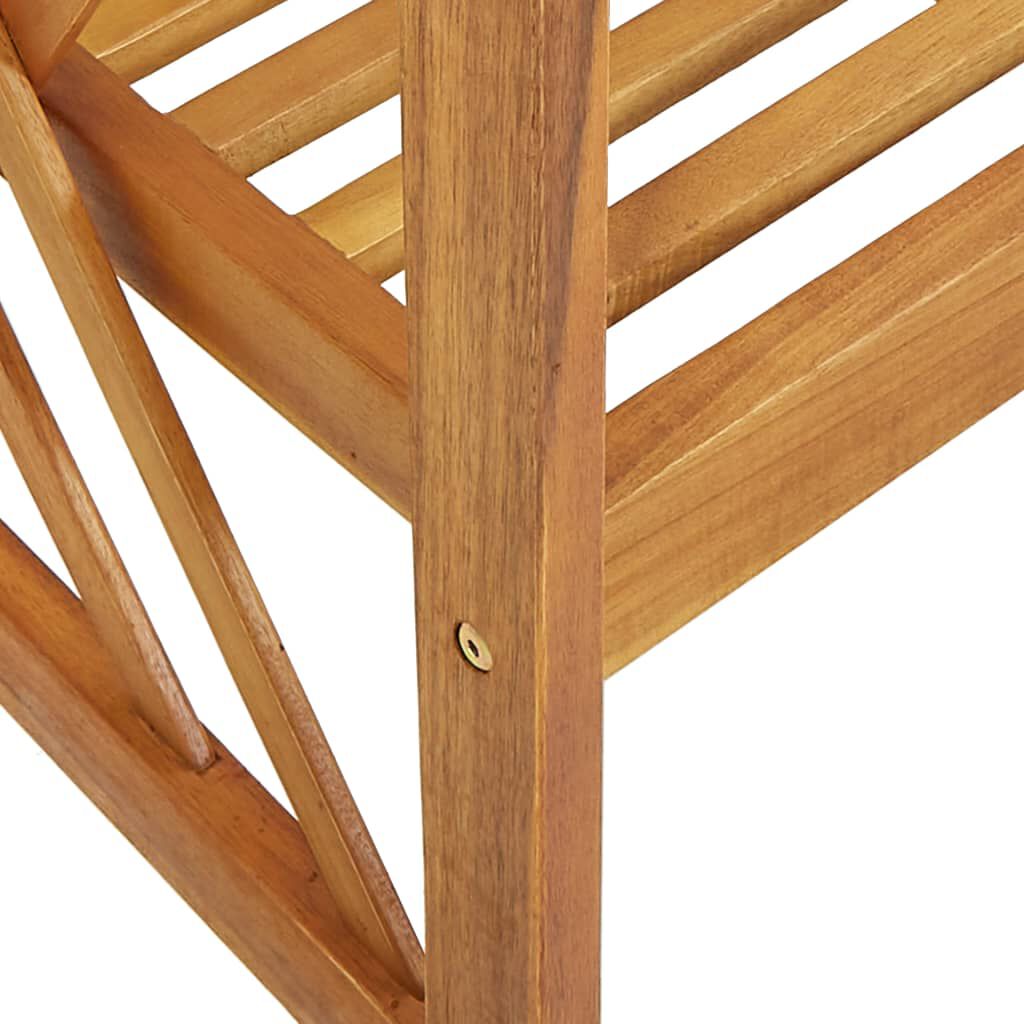 vidaXL Garden Chairs 2 pcs Solid Acacia Wood