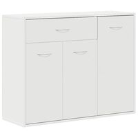 vidaXL Sideboard White 88x30x70 cm Engineered Wood, white vidaXL Sideboard White 88x30x70 cm Engineered Wood