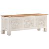 vidaXL Storage Box 110x30x40 cm Solid Acacia Wood