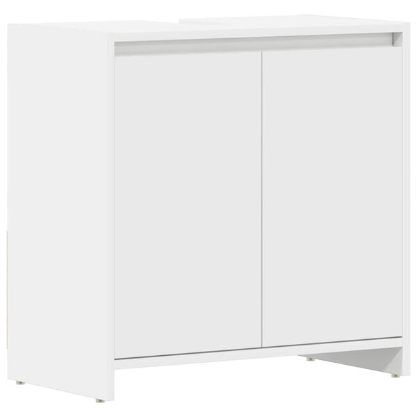 vidaXL Bathroom Cabinet White 60x33x61 cm Engineered Wood