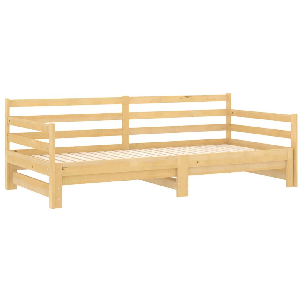 vidaXL Pull-out Day Bed without Mattress 2x(90x200)cm