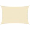vidaXL Sunshade Sail 160 g/m² Cream 5x6 m HDPE