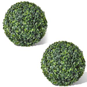 vidaXL Artificial Boxwood Balls 2 pcs 35 cm