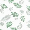 vidaXL Pallet Cushions 2 pcs Leaf Pattern Fabric