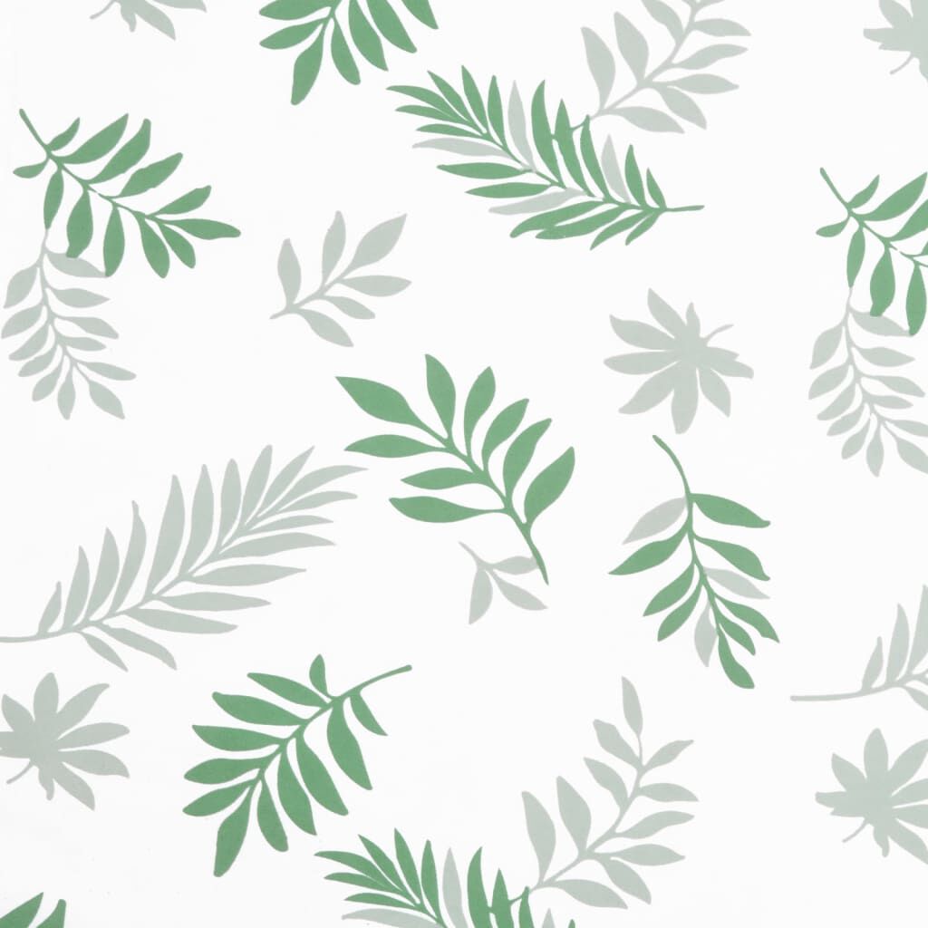vidaXL Pallet Cushions 2 pcs Leaf Pattern Fabric