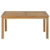 vidaXL Coffee Table Teak 90x50x45 cm