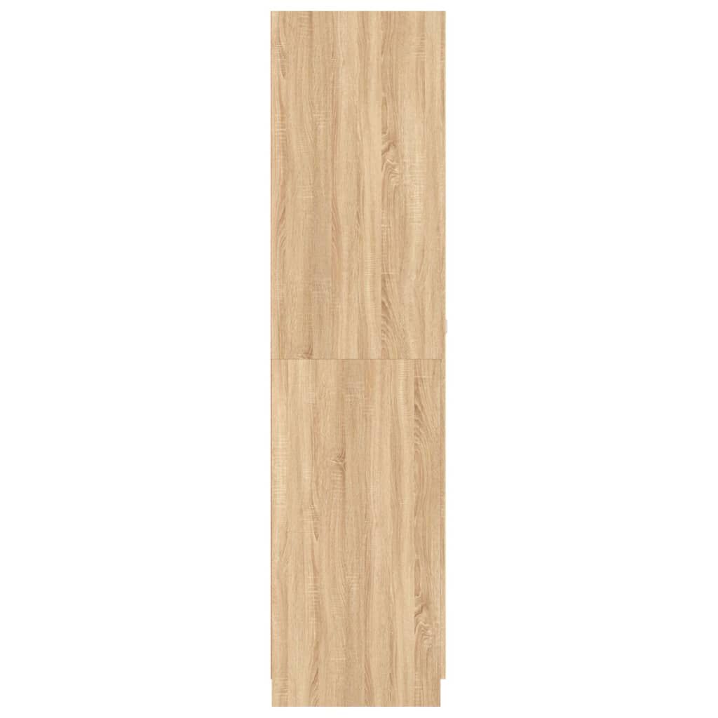 vidaXL Wardrobe Sonoma Oak 90x52x200 cm Engineered Wood