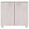 vidaXL Sideboard HAMAR White 85x35x80 cm Solid Wood Pine