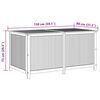 vidaXL Garden Storage Box 150x80x75 cm Solid Acacia Wood