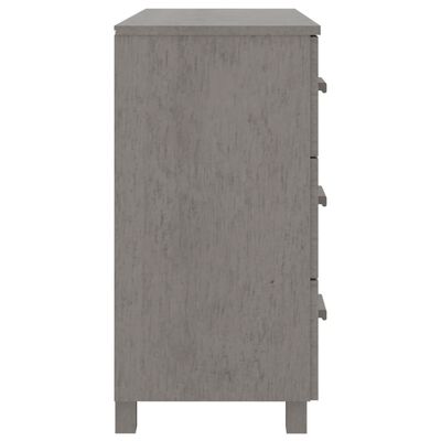vidaXL Sideboard HAMAR Light Grey 90x40x80 cm Solid Pinewood, light grey vidaXL Sideboard HAMAR Light Grey 90x40x80 cm Solid Pinewood