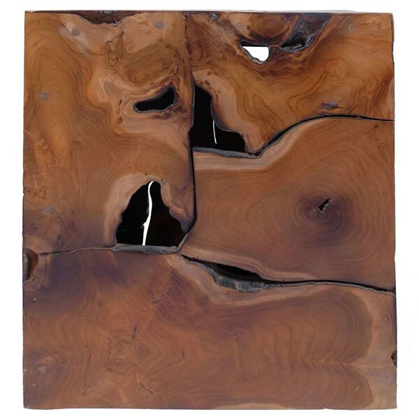 vidaXL Stool Solid Teak Wood