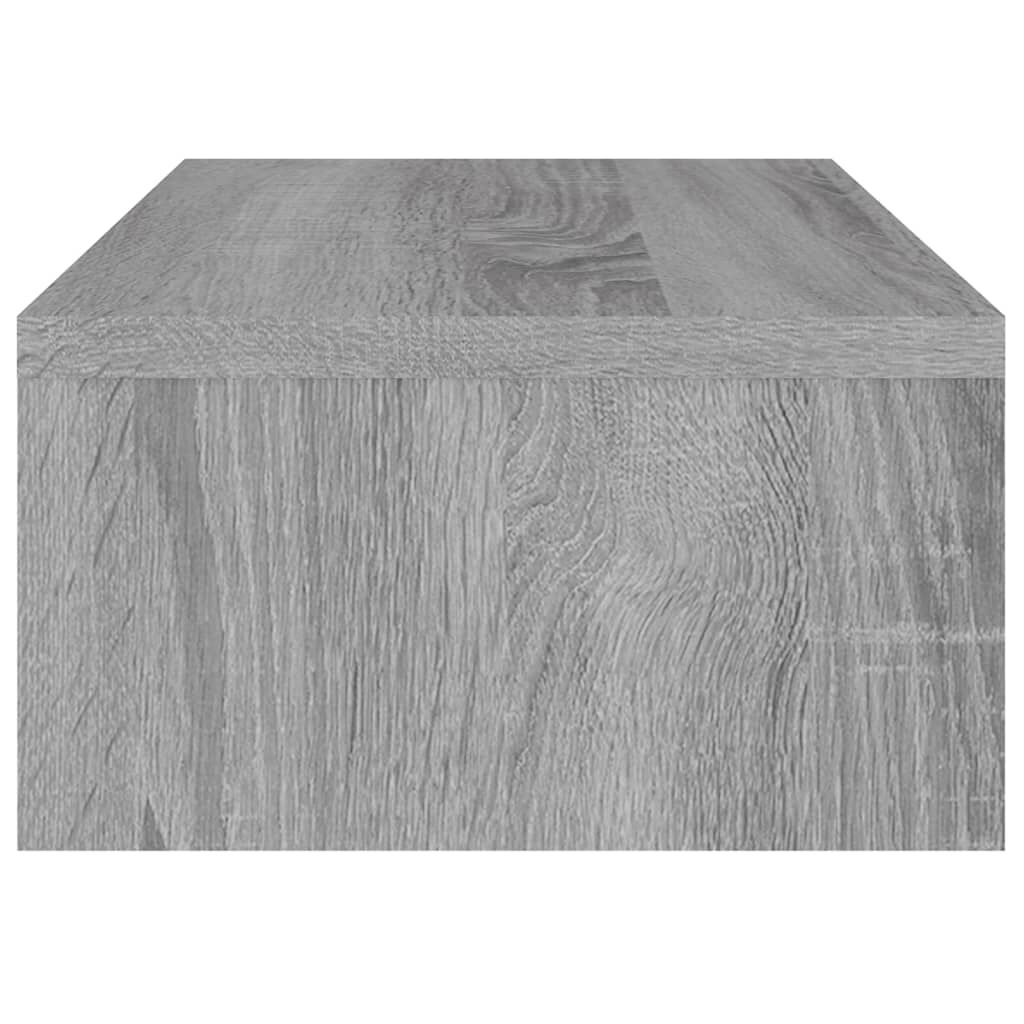 vidaXL Monitor Stand Grey Sonoma 42x24x13 cm Engineered Wood