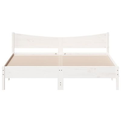 vidaXL Bed Frame without Mattress White 200x200 cm Solid Wood Pine, white vidaXL Bed Frame without Mattress White 200x200 cm Solid Wood Pine