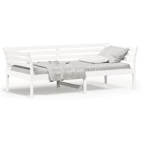 vidaXL Day Bed without Mattress White 90x200 cm Solid Wood Pine, white vidaXL Day Bed without Mattress White 90x200 cm Solid Wood Pine