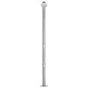 vidaXL Garden Shower 215 cm Stainless Steel