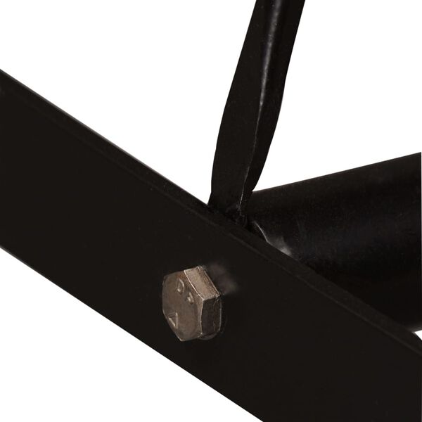 vidaXL Bar Set 3 Pieces Solid Wood Reclaimed and Genuine Leather