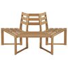 vidaXL Tree Bench Half-hexagonal 160 cm Solid Acacia Wood