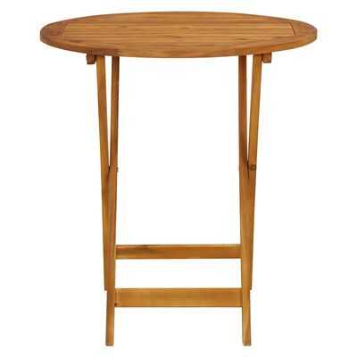 vidaXL Folding Garden Table 70 cm Solid Acacia Wood,  vidaXL Folding Garden Table 70 cm Solid Acacia Wood